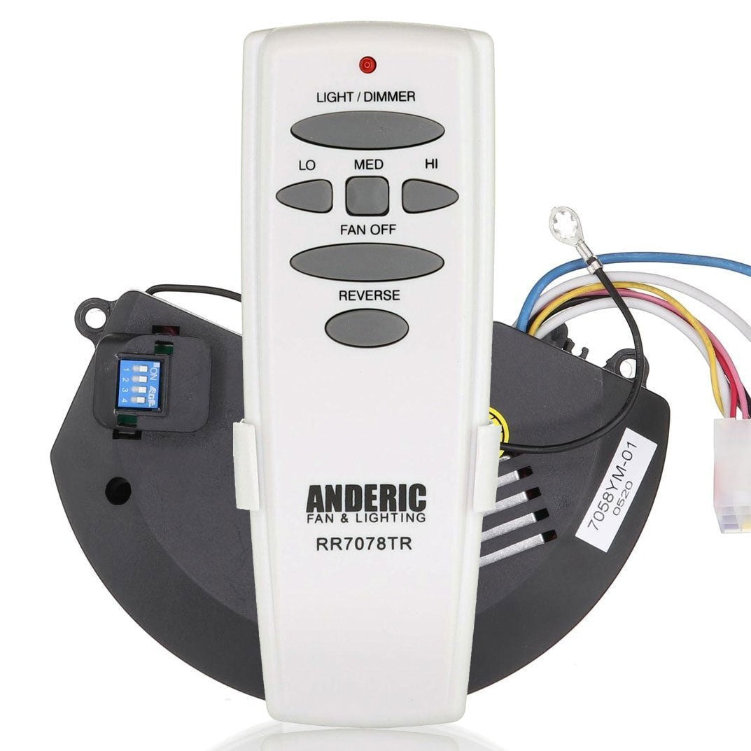 Anderic Substitute for Hampton Bay UC7058RYS Ceiling Fan Receiver [UC7058RKIT]