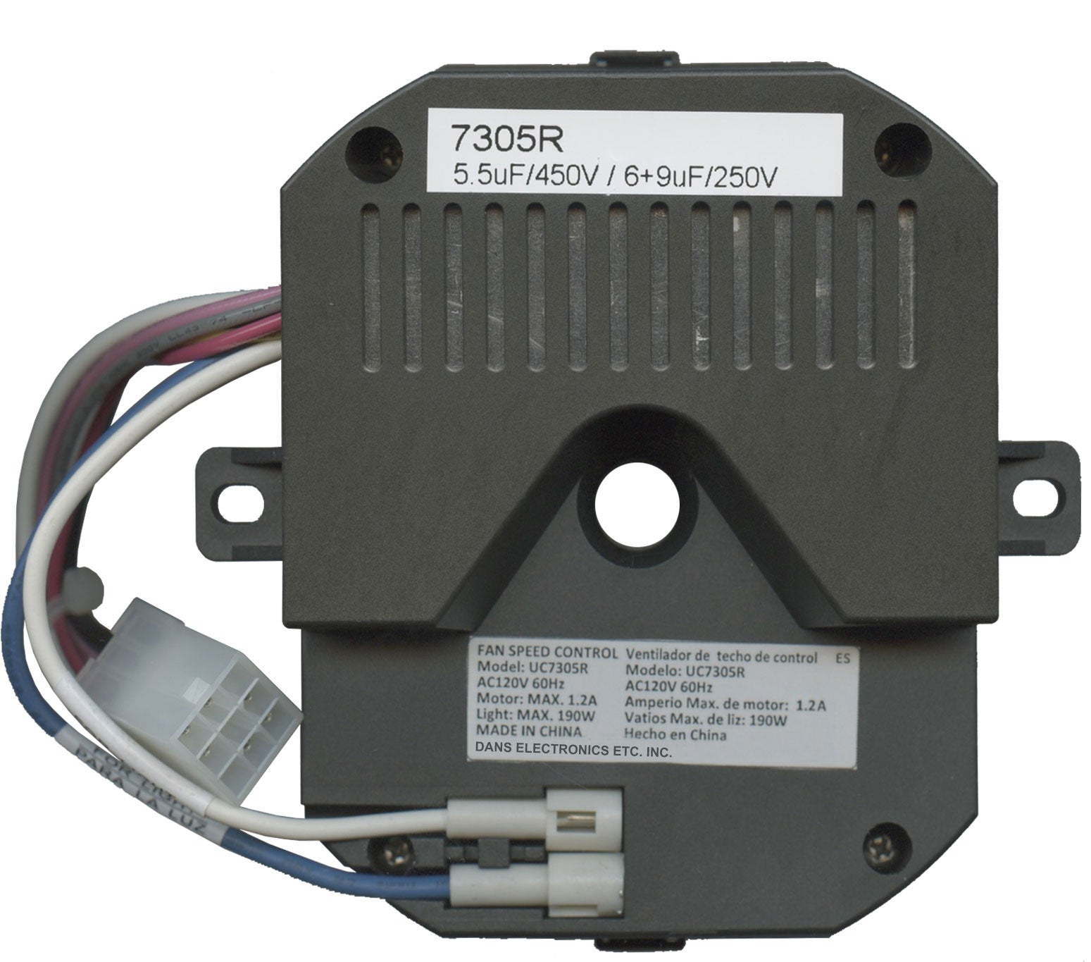 Anderic MR77A.2 (Old Style) Replacement Ceiling Fan Receiver for Hampton Bay Altura 68 Inch | UC7305R