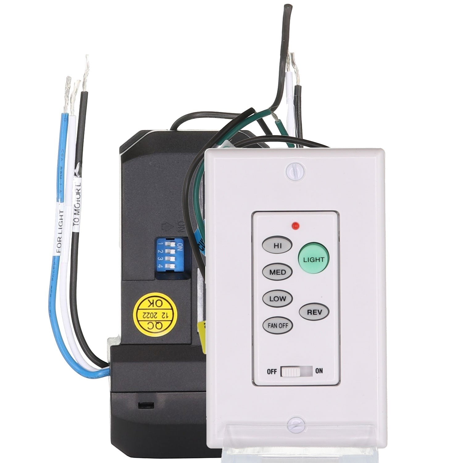 Substitute for Casablanca 99195 / IN2TX47 Ceiling Fan Wall Remote Control K692701000 [UC9051T-WIRED/UC7067FMRX]