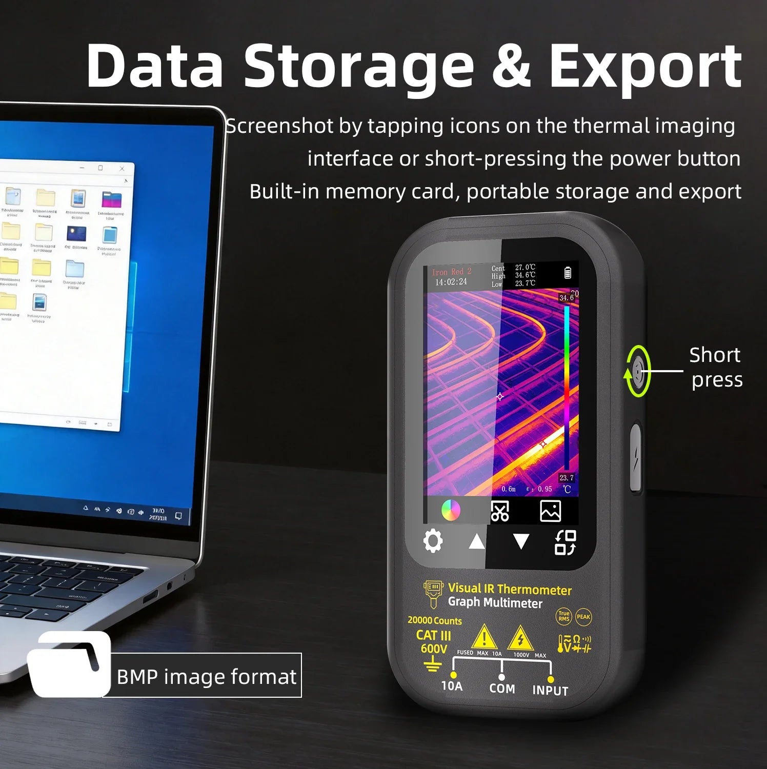 BSIDE SH6 Thermal Imager Digital Multimeter