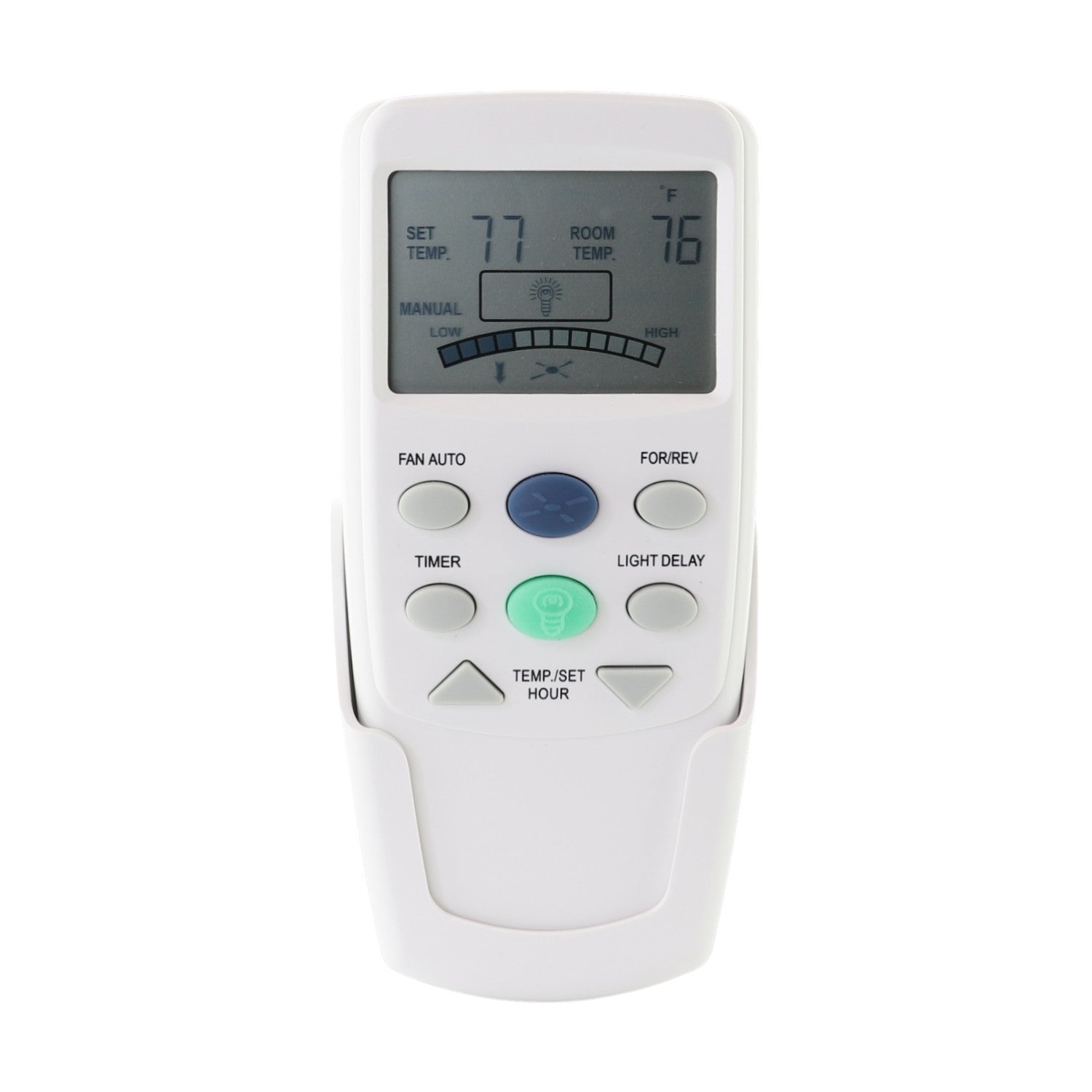 Anderic Substitute for Hampton Bay FAN25T Thermostatic Ceiling Fan Remote Control [FAN9TR]