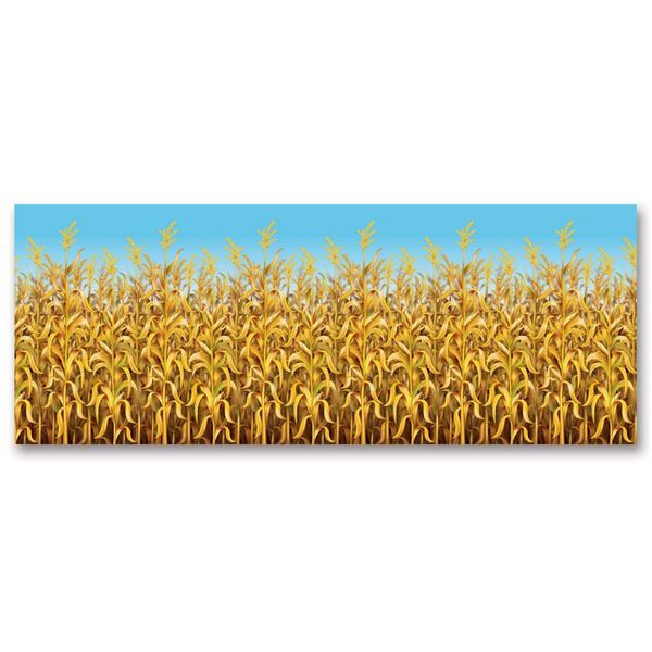 Beistle 90025 Cornstalks Backdrop  Pack of 6