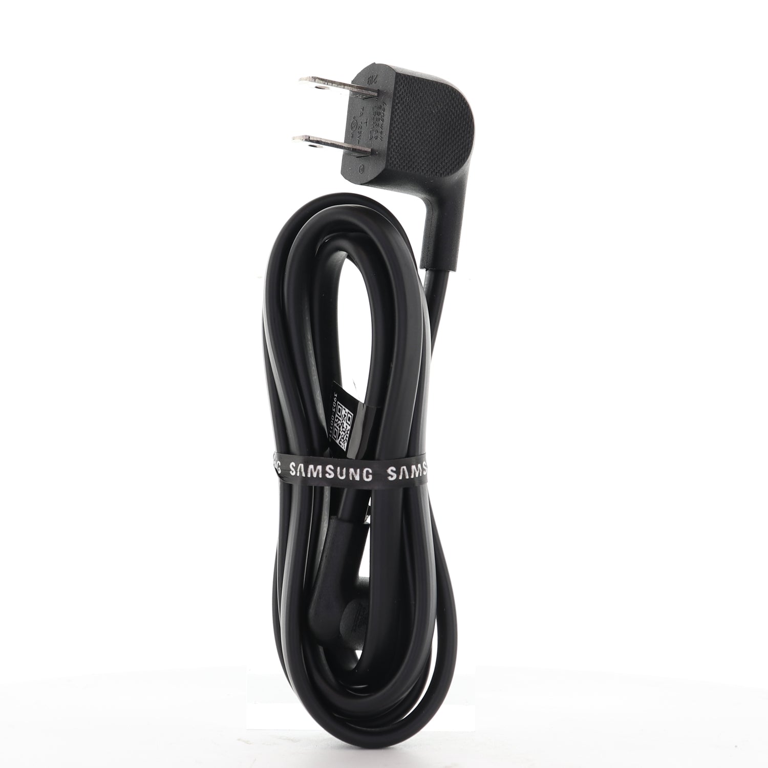 Samsung 3903-001117 CBF Power TV Power Cable (Elbow 2-Prong Male Connector to Elbow C7 figure-8) – 3903001117 5 Foot