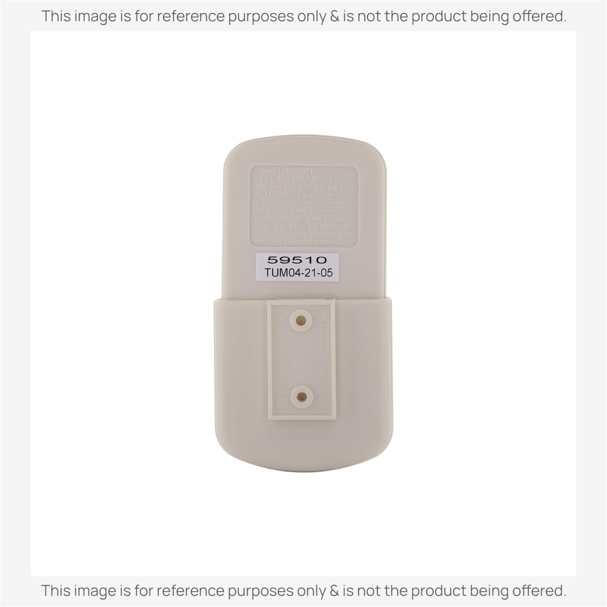 Anderic Substitute for Hunter / Casablanca RH787T / CHQRH787T DC Ceiling Fan Remote Control - G105501000 [RR787T]