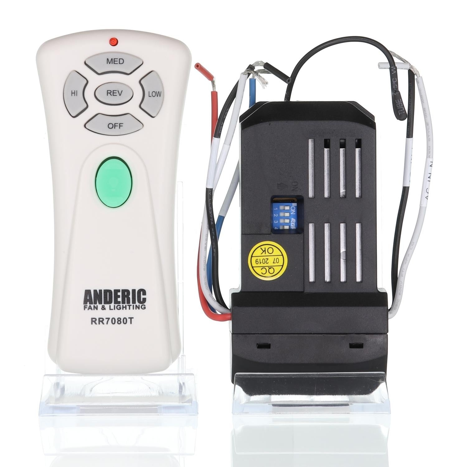 Substitute for Hampton Bay Windward III UC7067RK UP / Down Light Ceiling Fan Receiver - 7067KCB-62 [WindwardIIIKit]
