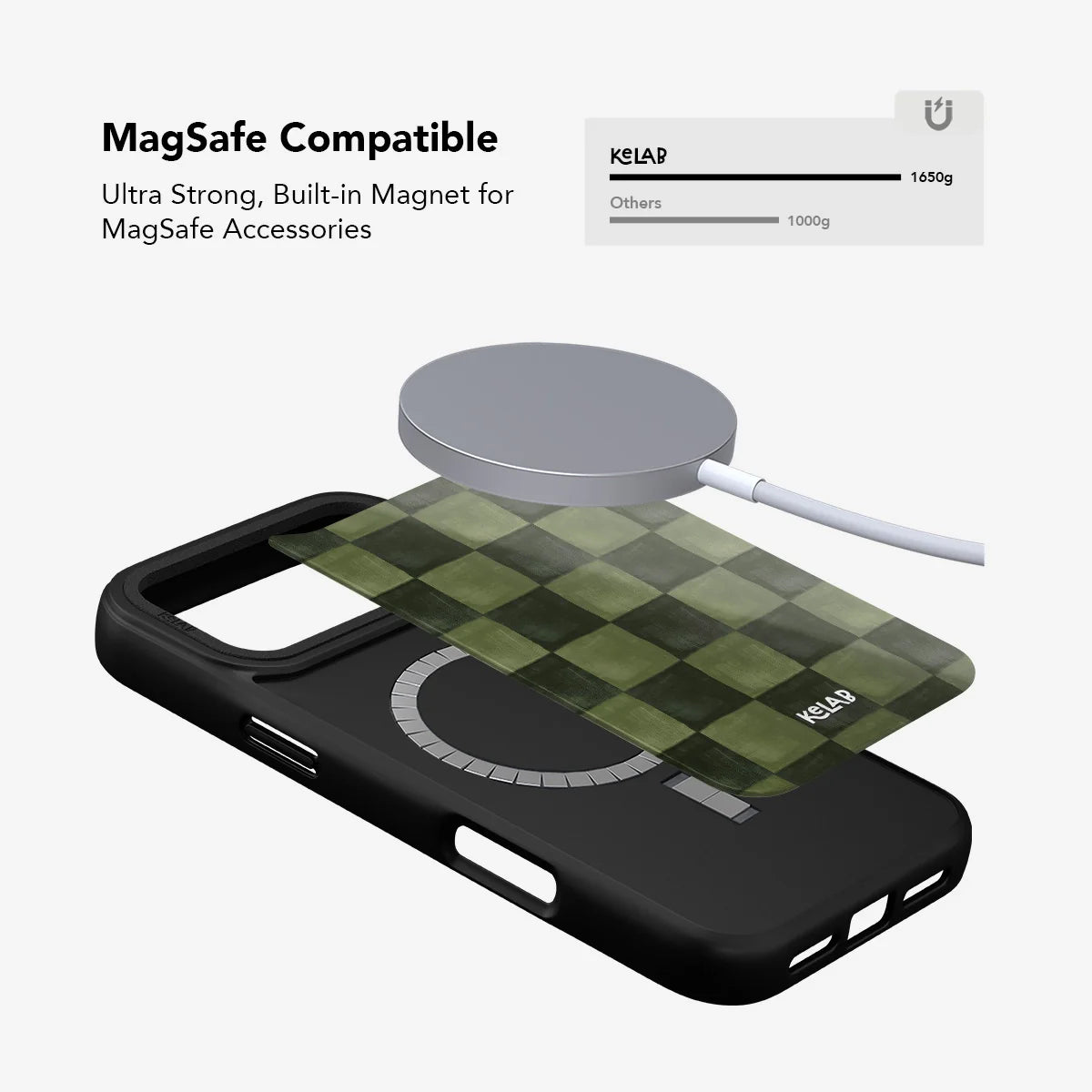 Juniper Grid | Green Checkered Phone Case