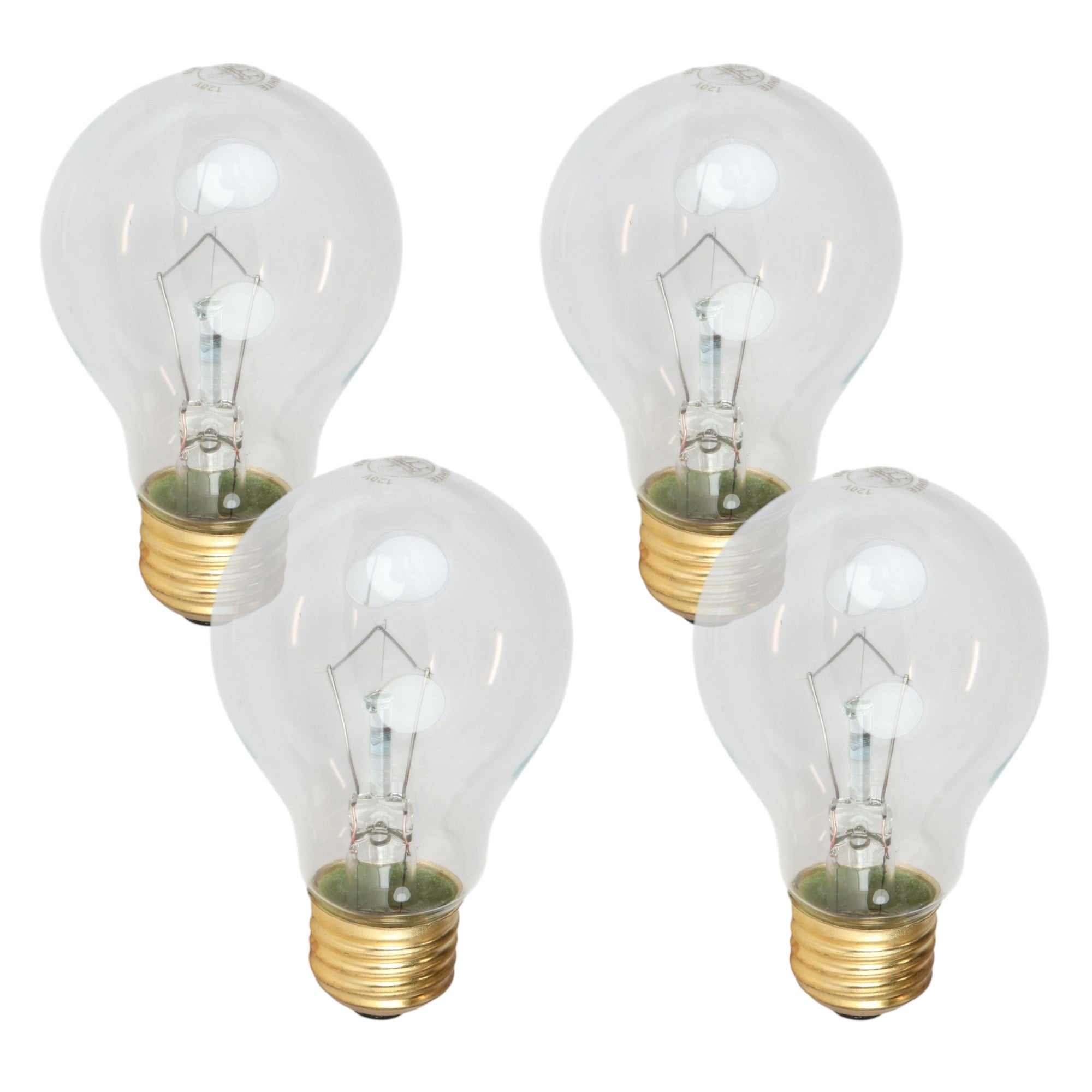 Anderic Foundation™ 60-Watt Incandescent Dimmable Light Bulb for Home Lighting - 2700K Soft White, E26 Medium Base - 4-Pack