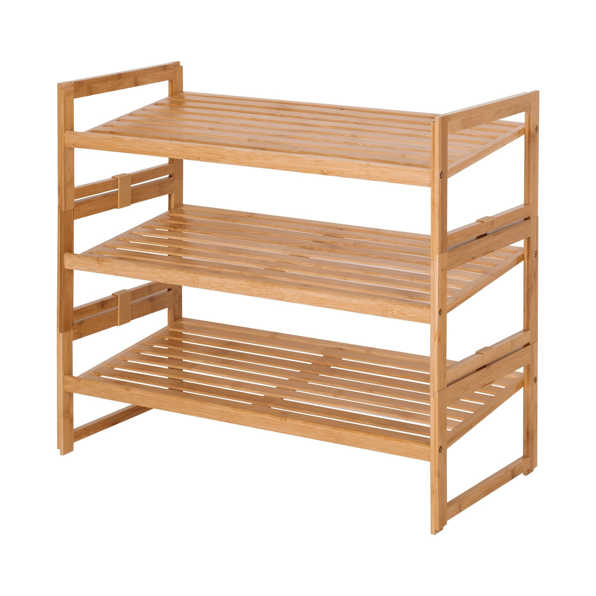 Bamboo 3 Tier Shoe Rack(D0102H20W1W)