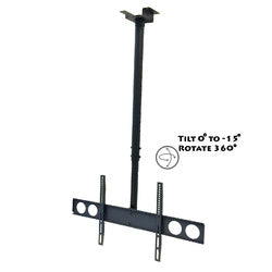 MegaMounts Heavy Duty Tilting Ceiling Television Mount for 37 - 70 LCD, LED and Plasma Televisions(D0102H52X3V.)
