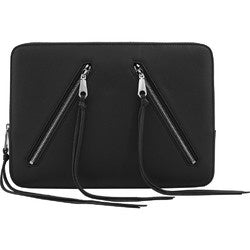 Rebecca Minkoff Moto 13 Sleeve Case Macbook Laptop Black Pebble Leather(D0102H5QUIU.)