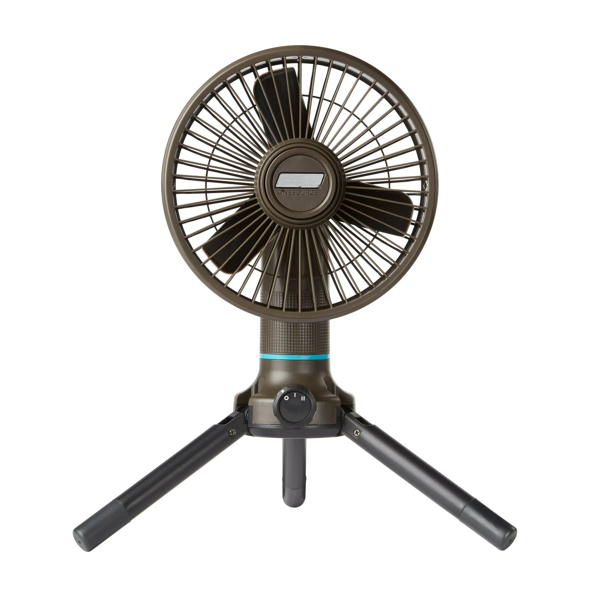 Onesource Multi-Speed Portable Fan & Rechargeable Battery, Black, Built in Flash Light(D0102H5XTS8)