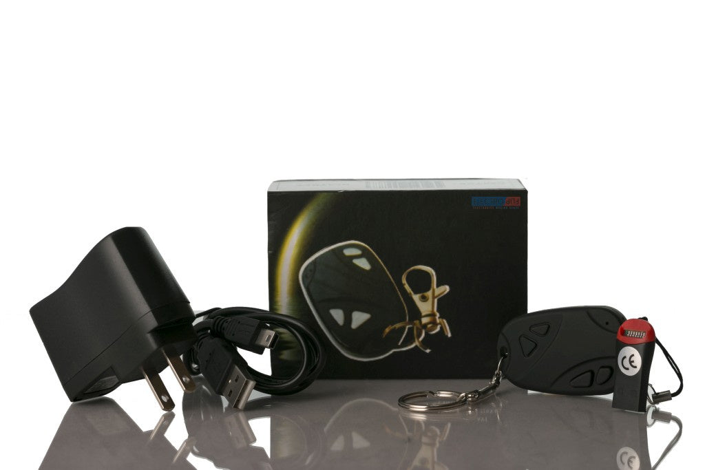 Key chain Contoured DVR Quick USB Charge Auto off Spy Camera(D0102H7D5TV.)