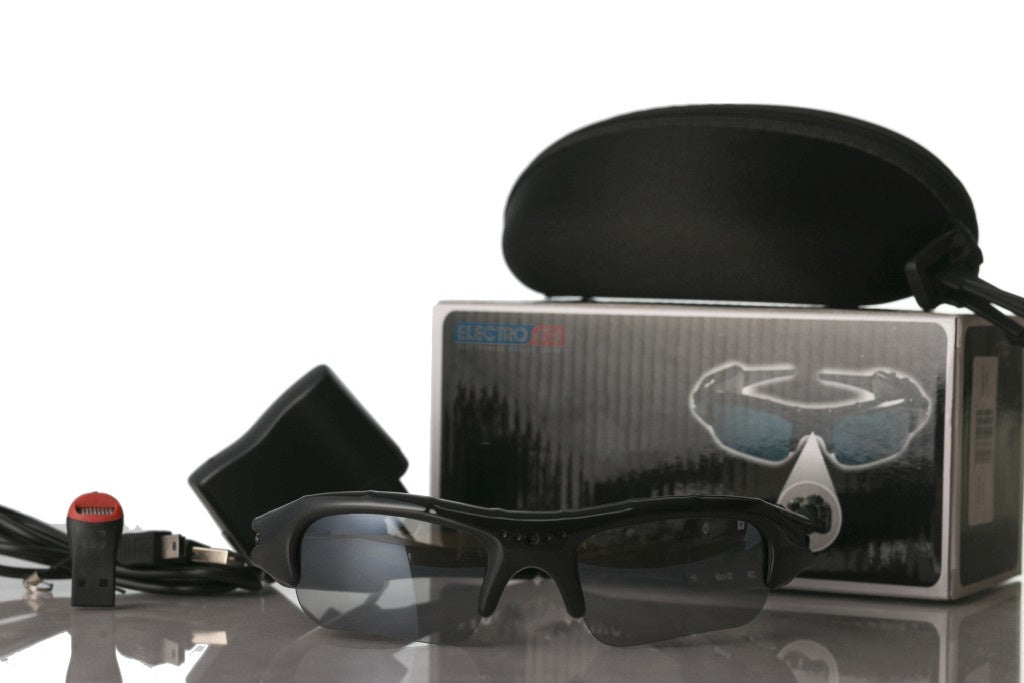 DVR Video Recorder Sunglasses w/ MicroSD Extended Storage Rechargeable(D0102H7J0XU.)