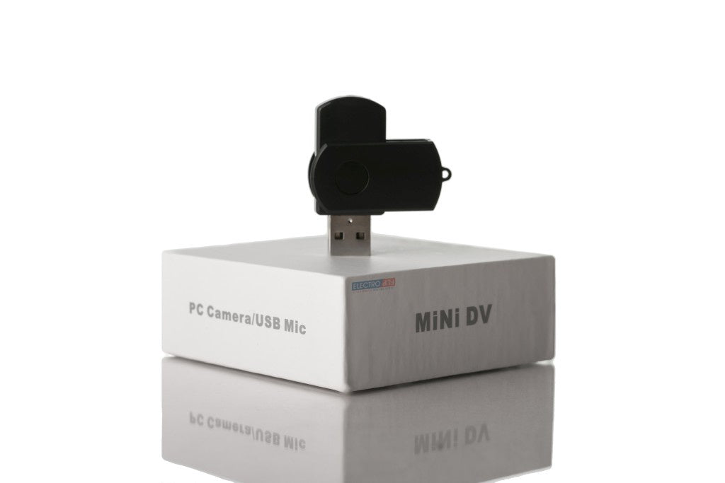 MicroSD Mini Spy Camera w/ Flash Drive Portable DVR + PC Cam Function(D0102H7J9JA.)