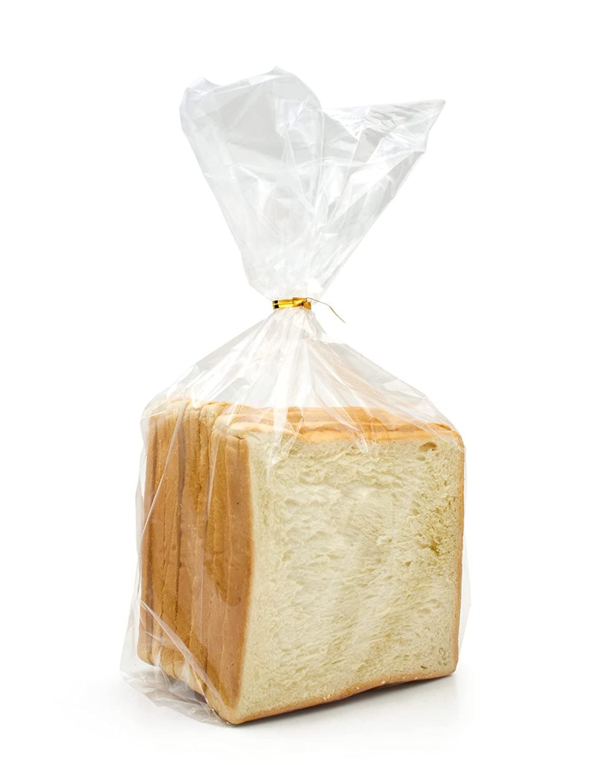 Pack of 50 Poly Bakery Bread Bags 6 x 3 x 15 clear gusseted Bags 6 x 3 x 15 Thickness 065 mil Polyethylene Bags for Home Bakerie
