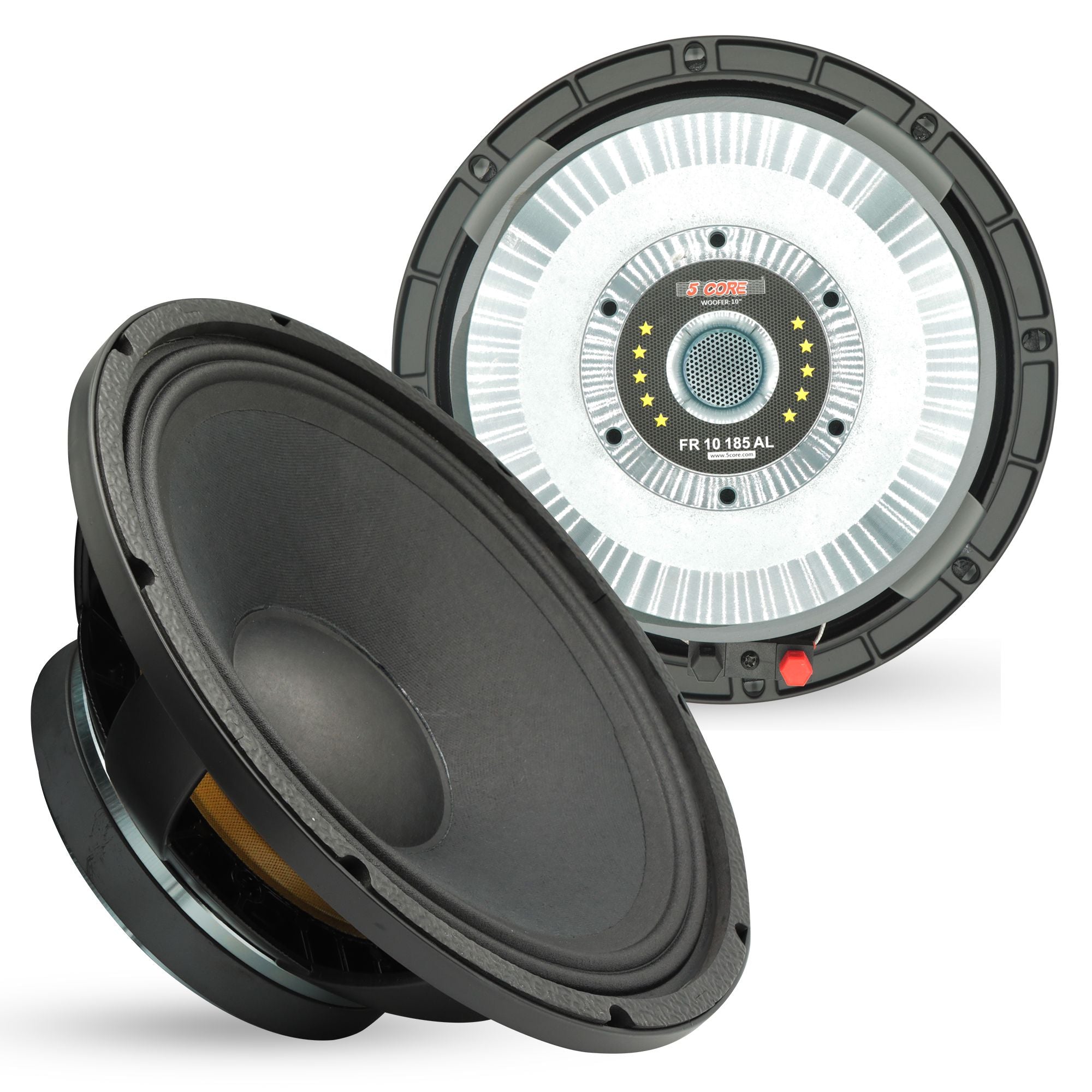5 Core 10 Inch Subwoofer Speaker ?600W Max ?4 Ohm Full Range Replacement Dj Bass Sub Woofer Loudspeaker ?3'' Voice Coil ?70 Oz M