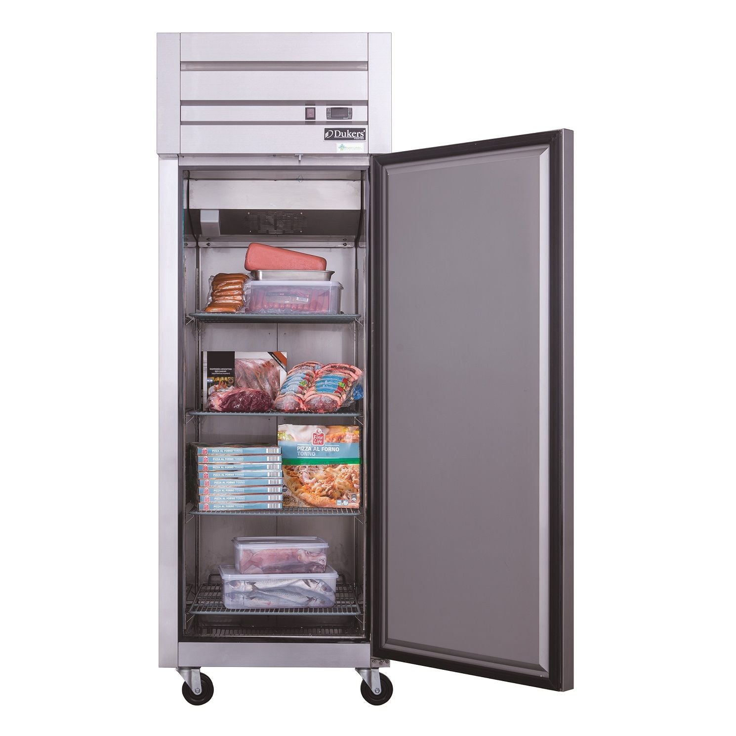 D28AF Commercial Upright Reach-in Refrigerator made by stainless steel (D0102HAHF4Y.)