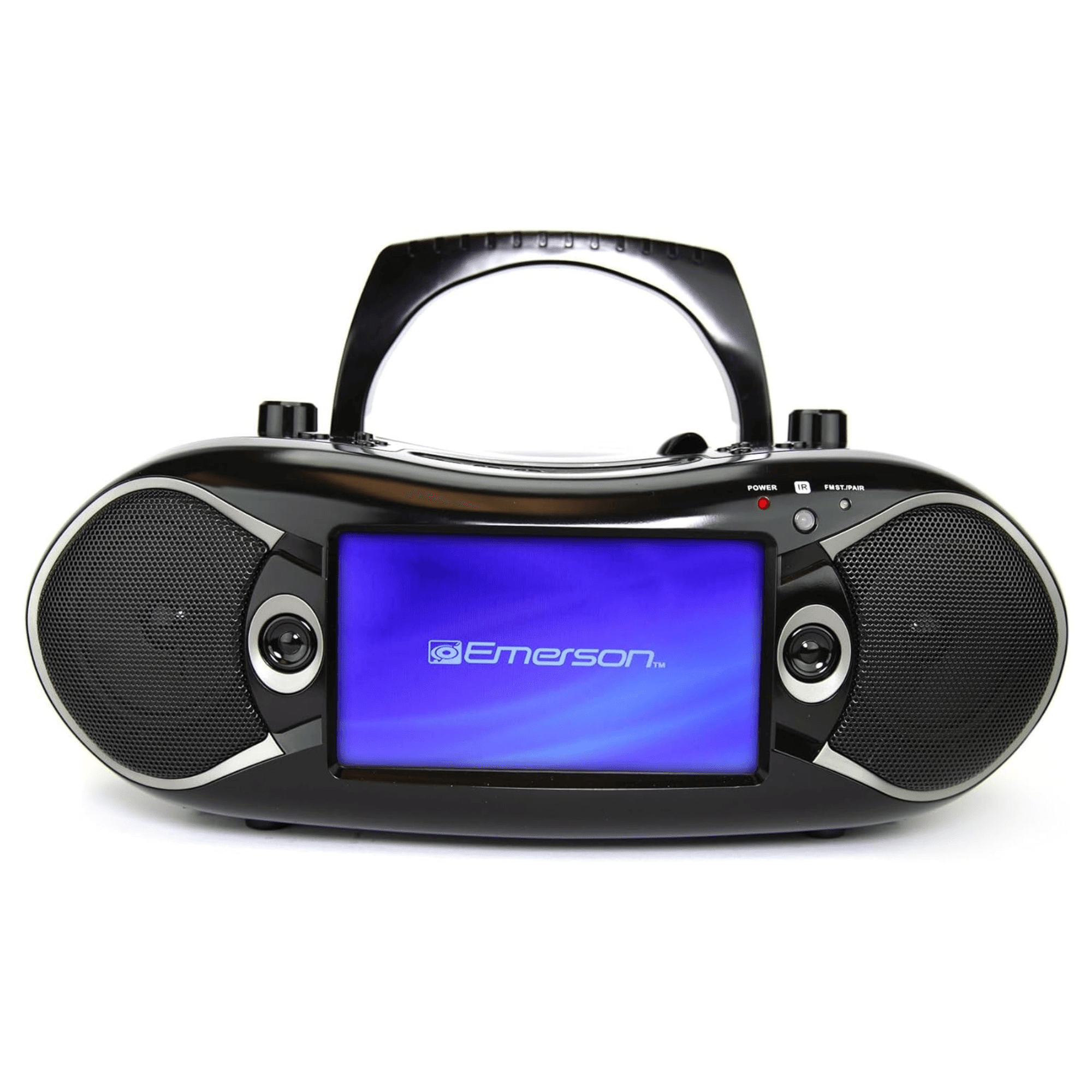 Emerson 7 Bluetooth DVD Boombox with AMFM Radio & Stereo Speakers