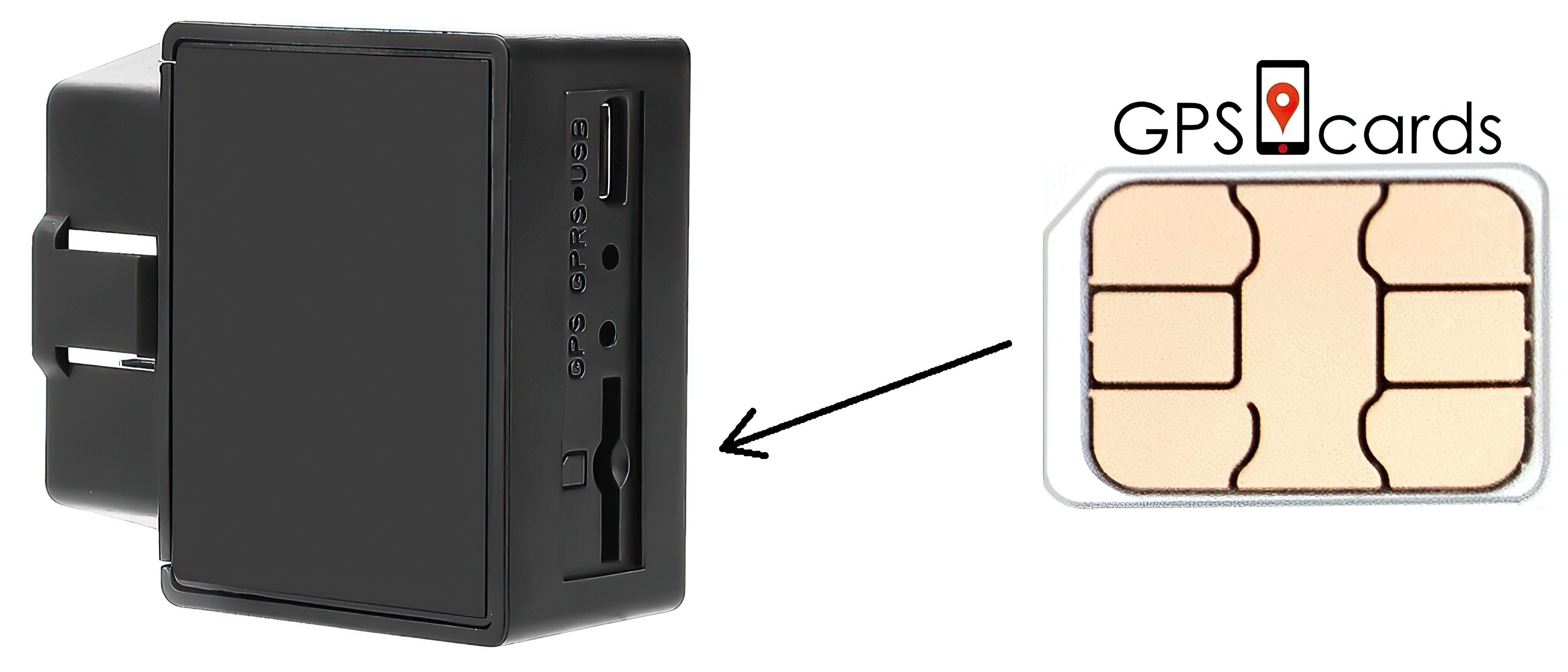 Global SIM Card for AT110 Freightliner GPS Tracker + Realtime Locator + APP