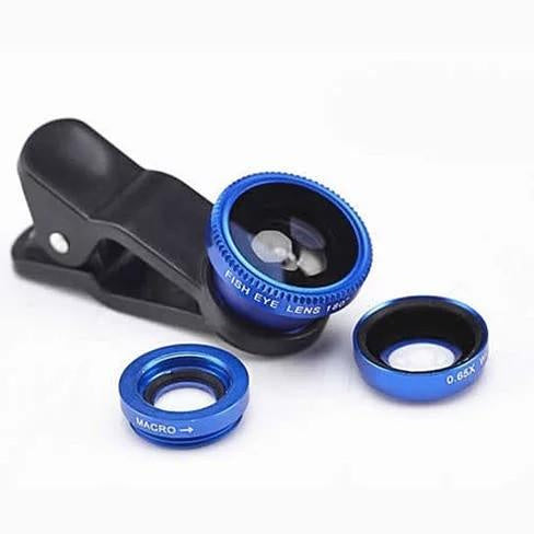 3in1 Universal Clip on Smartphone Camera Lens  6 Colors(D0102HE6KG7.)