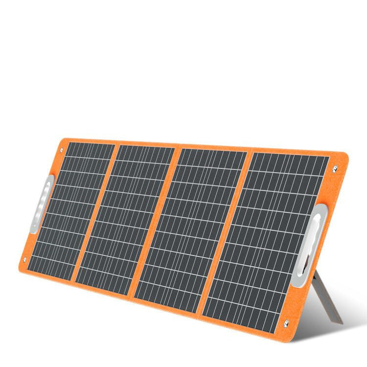 100W 18V Portable Solar Panel  Flashfish Foldable Solar charger with  5V USB 18V Dc Output Type-c Output compatible with Portabl