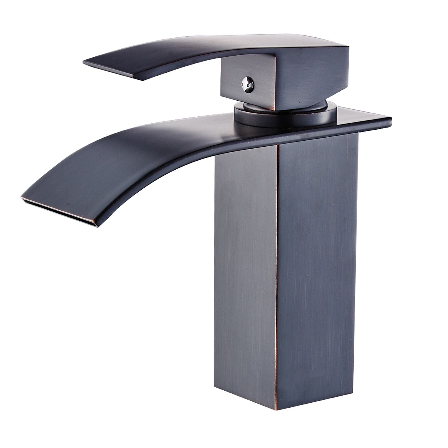 Waterfall showerhead bathroom faucet, single handle bathroom sink faucet(D0102HgJIM7)