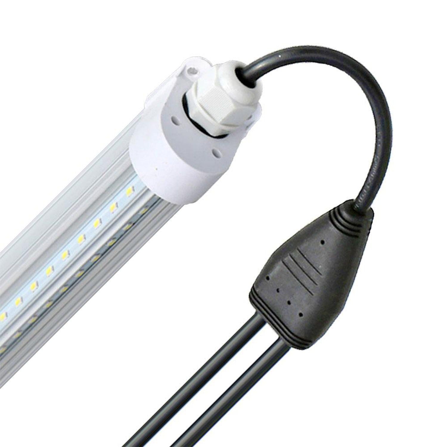 V  LED cooler Light  25 Watt  2781 Lumens  5000K  100V-277V  Linkable  60in  ETL & DLc Listed  Pack of 4(D0102HgMHgY)