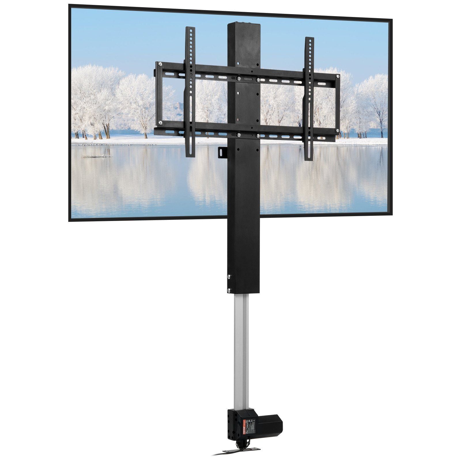 VEVOR Motorized TV Lift Stroke Length 31 Inches Motorized TV Mount Fit for Max.60 Inch TV Lift with Remote Control Height Adjust