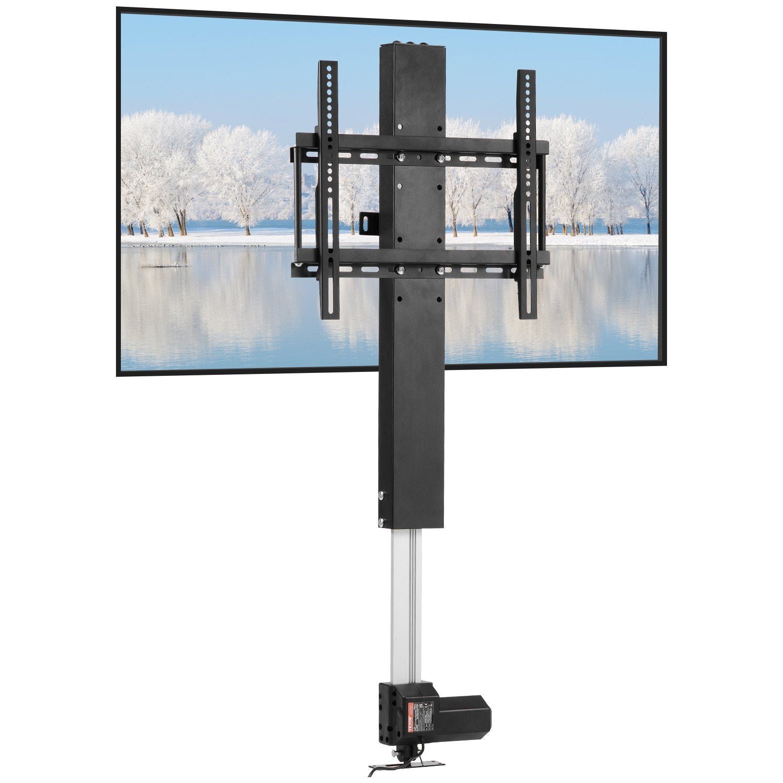 VEVOR Motorized TV Lift Stroke Length 28 Inches Motorized TV Mount Fit for Max.50 Inch TV Lift with Remote Control Height Adjust