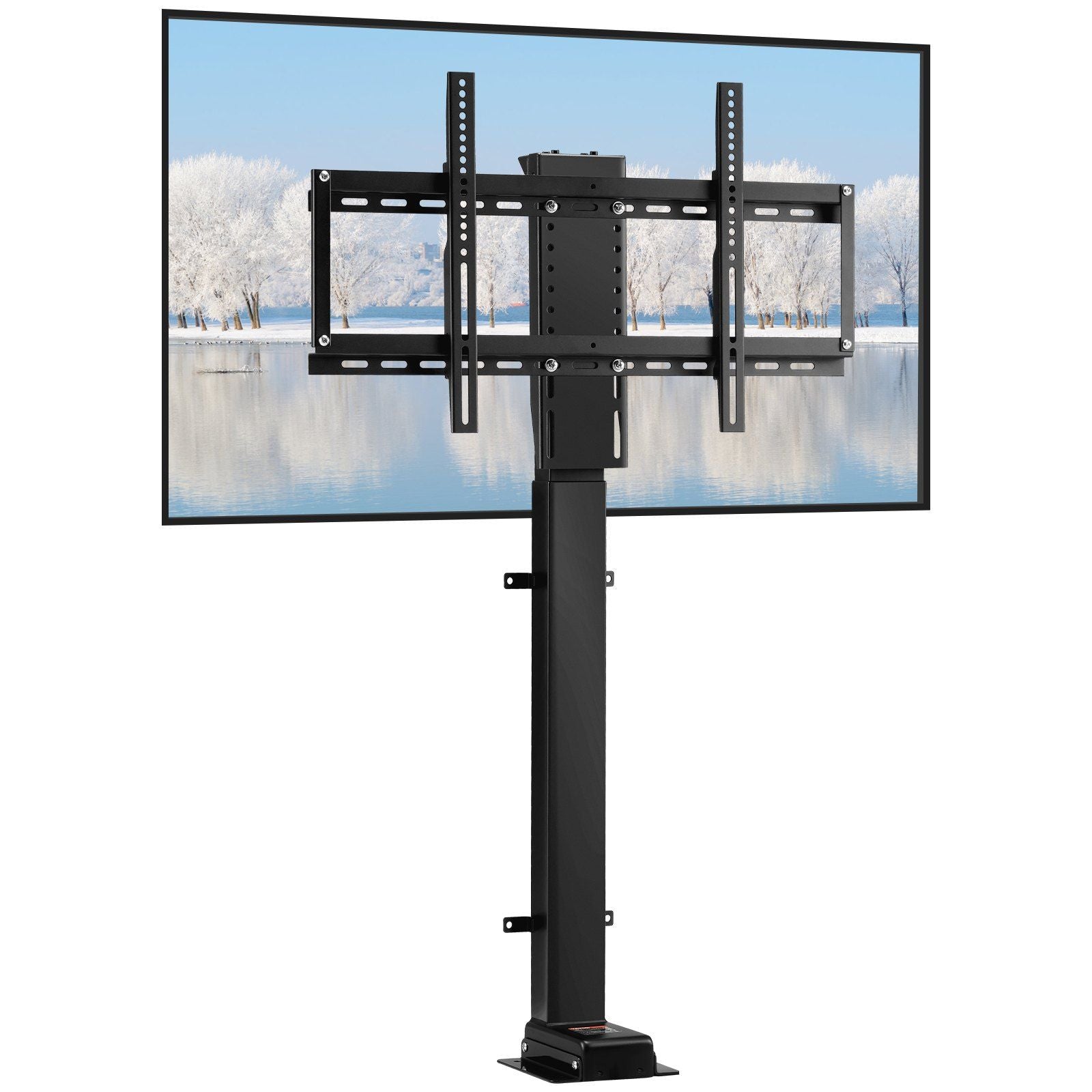 VEVOR Motorized TV Lift Stroke Length 35 Inches Motorized TV Mount Fit for 32-65 Inch TV Lift with Remote Control Height Adjusta