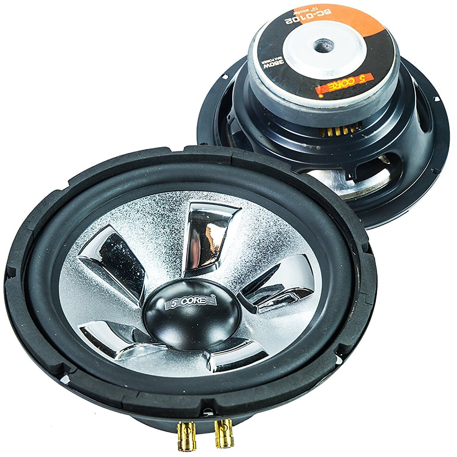 10 inch Subwoofer Replacement DJ Speaker Sub Woofer Loudspeaker Wide Range Loud 5 Core 5C-0102 Ratings(D0102HH6RQT.)