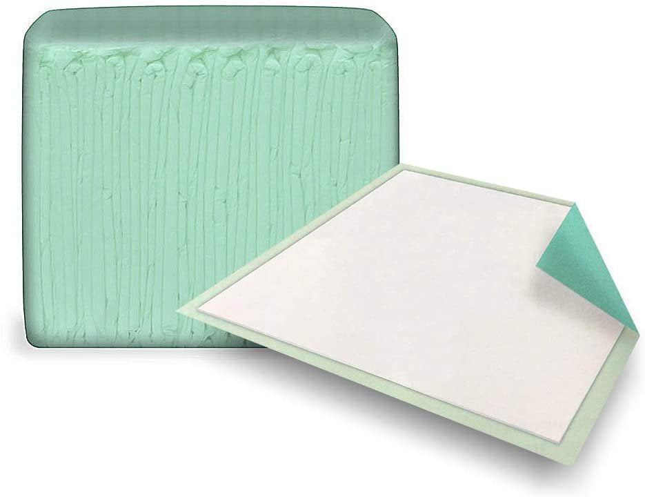 10 Pack green Underpads 23 x 36 Disposable Backsheet Pads Incontinence care for Men Women Unisex Sanitary Hygiene Effective Leak
