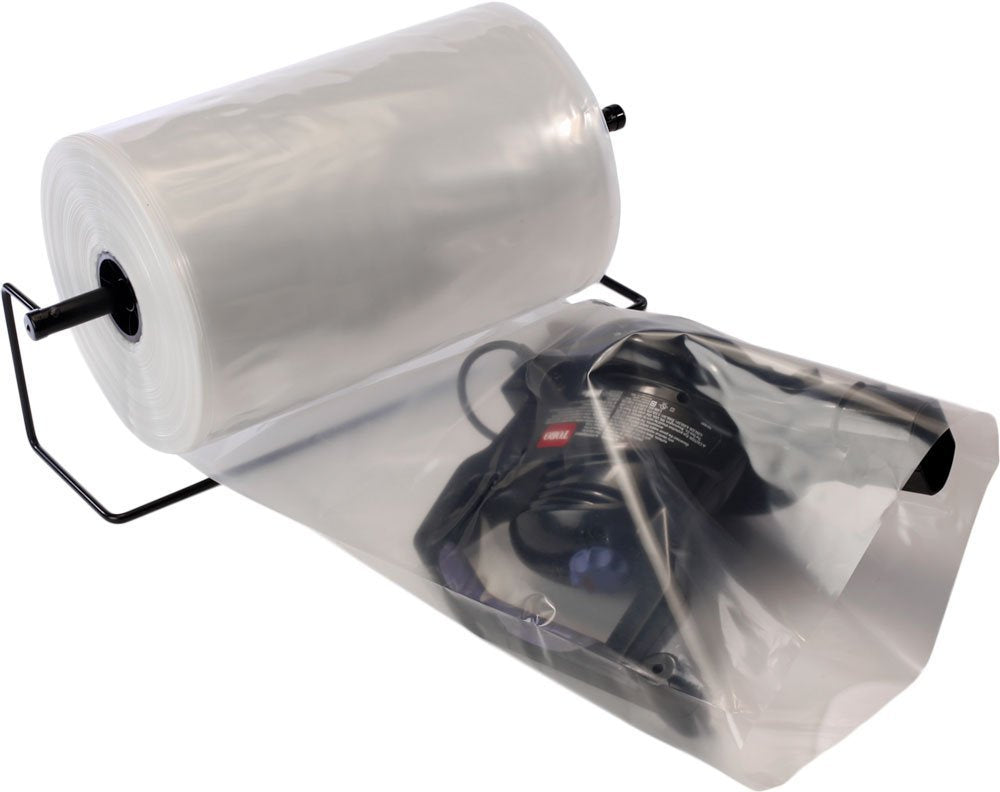 Pack of Poly Tubing on Roll clear 4 x 1100 Ultra Thick 4 mil Plastic Bags for Heavy Weight Odd-Size Items Long cylinder Objects 