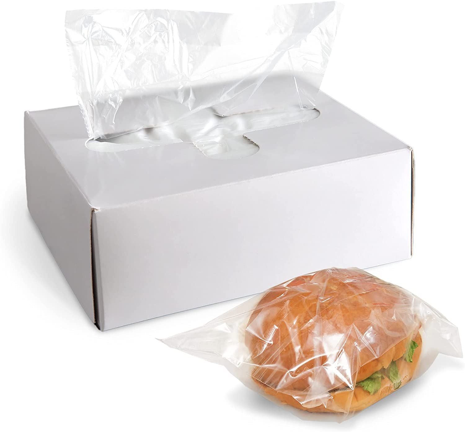 Saddle Pack of 2000 Deli Bags 10 x 85 with Flip Top 25 Lip 06 mil Thick Sandwich Bags 10 x 8 12 Lip and Flip Poly Bags for Stori
