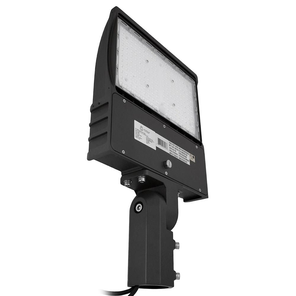 LED Area Light | 150 Watt | 25500 Lumens | 5000K | Yoke Mount | Bronze Housing | UL & DLC Listed | Led Parking Lot Light | Led S