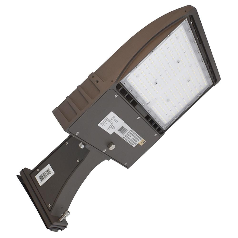 LED Area Light | 150 Watt | 25500 Lumens | 5000K | Universal Mount | Black Housing | UL & DLC Listed | Led Parking Lot Light | L