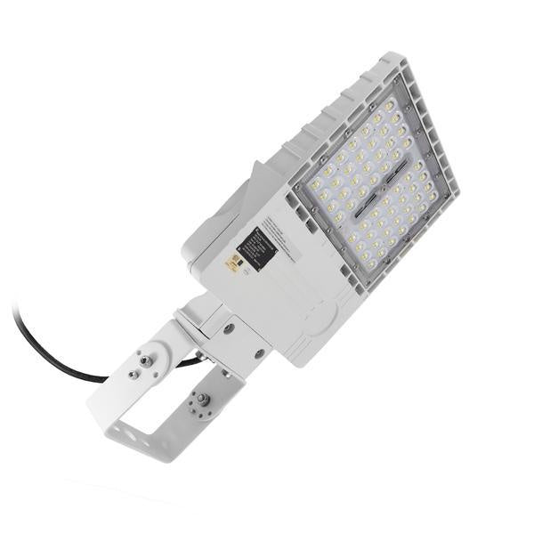 LED Area Light | 150 Watt | 21580 Lumens | 5000k | Yoke Mount | White Housing | UL & DLC Listed | 5 Years Warranty| Led Parking 