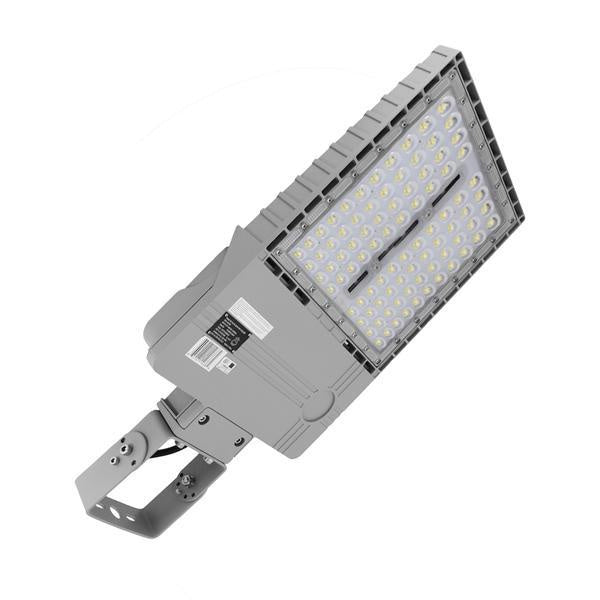 LED Area Light | 320 Watt | 42945 Lumens | 5000K | Yoke Mount | Grey Housing | UL & DLC Listed | 5 Years Warranty | Led Parking 