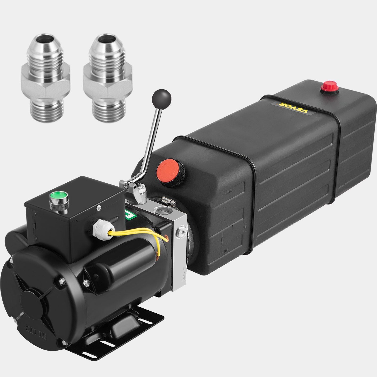 VEVOR Hydraulic Pump 2950 PSI 60HZ Hydraulic Power Unit 3 HP 220V Hydraulic Power Pack for 2 & 4 Post Lifts Car Lift Hydraulic P