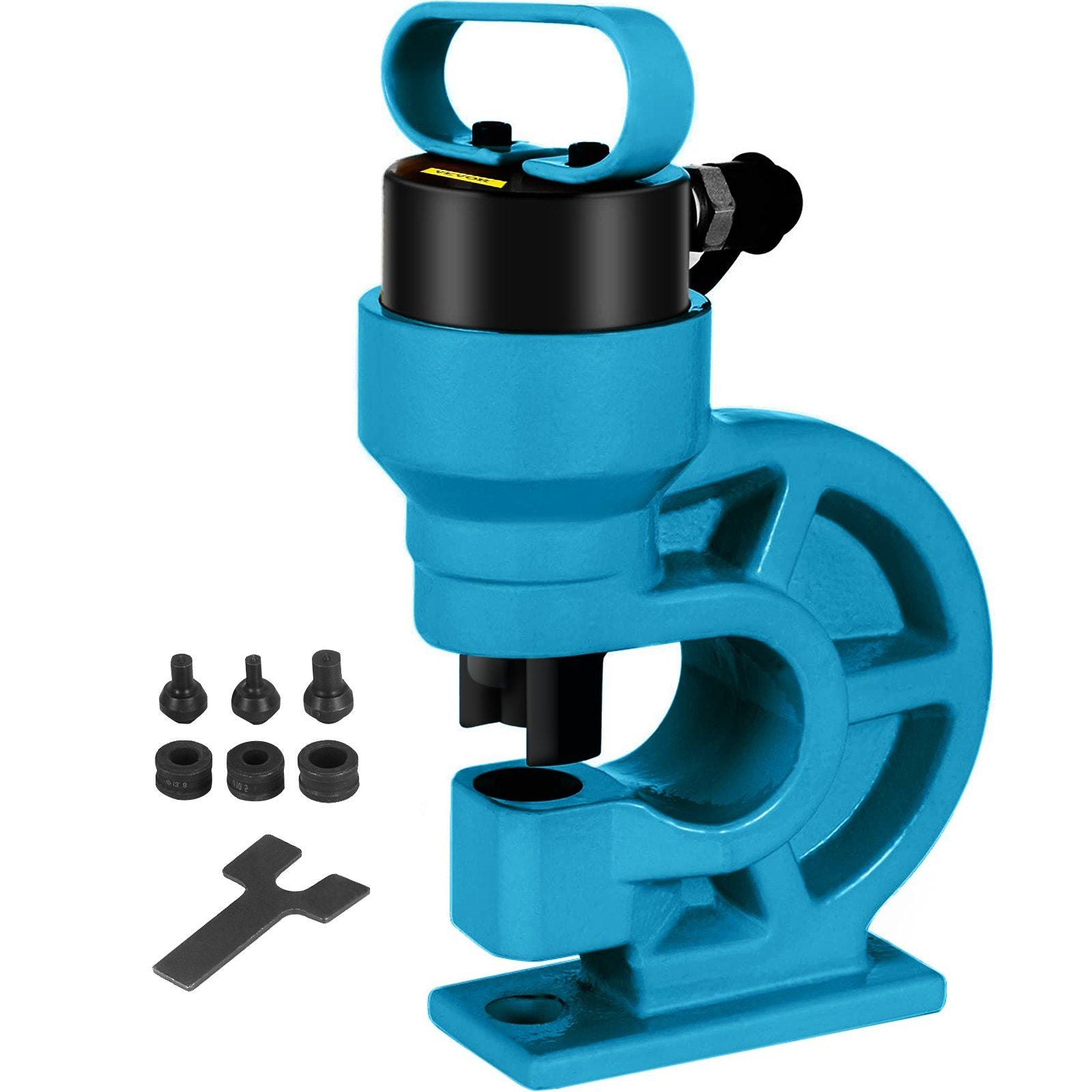 VEVOR CH-60 Hydraulic Hole Punching Tool 31T Hole Digger Force Puncher Smooth Hole Puncher for Iron Plate Copper Bar Aluminum St