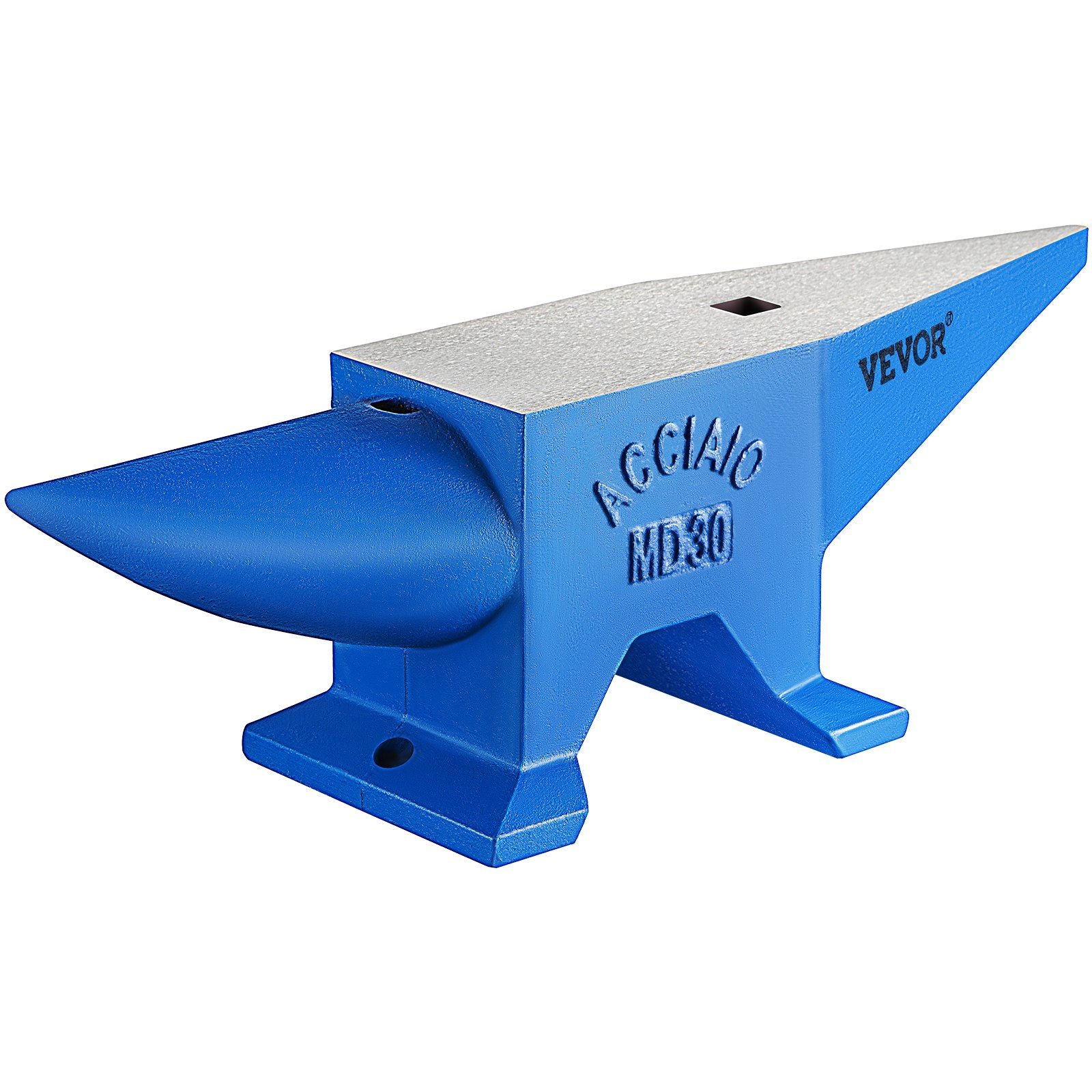 VEVOR Pro Horn Anvil , 30KG/66.1LBS Weight Steel Anvil Blacksmith Blacksmith Anvil, Portable Rugged Cast Iron Anvil Blacksmith A