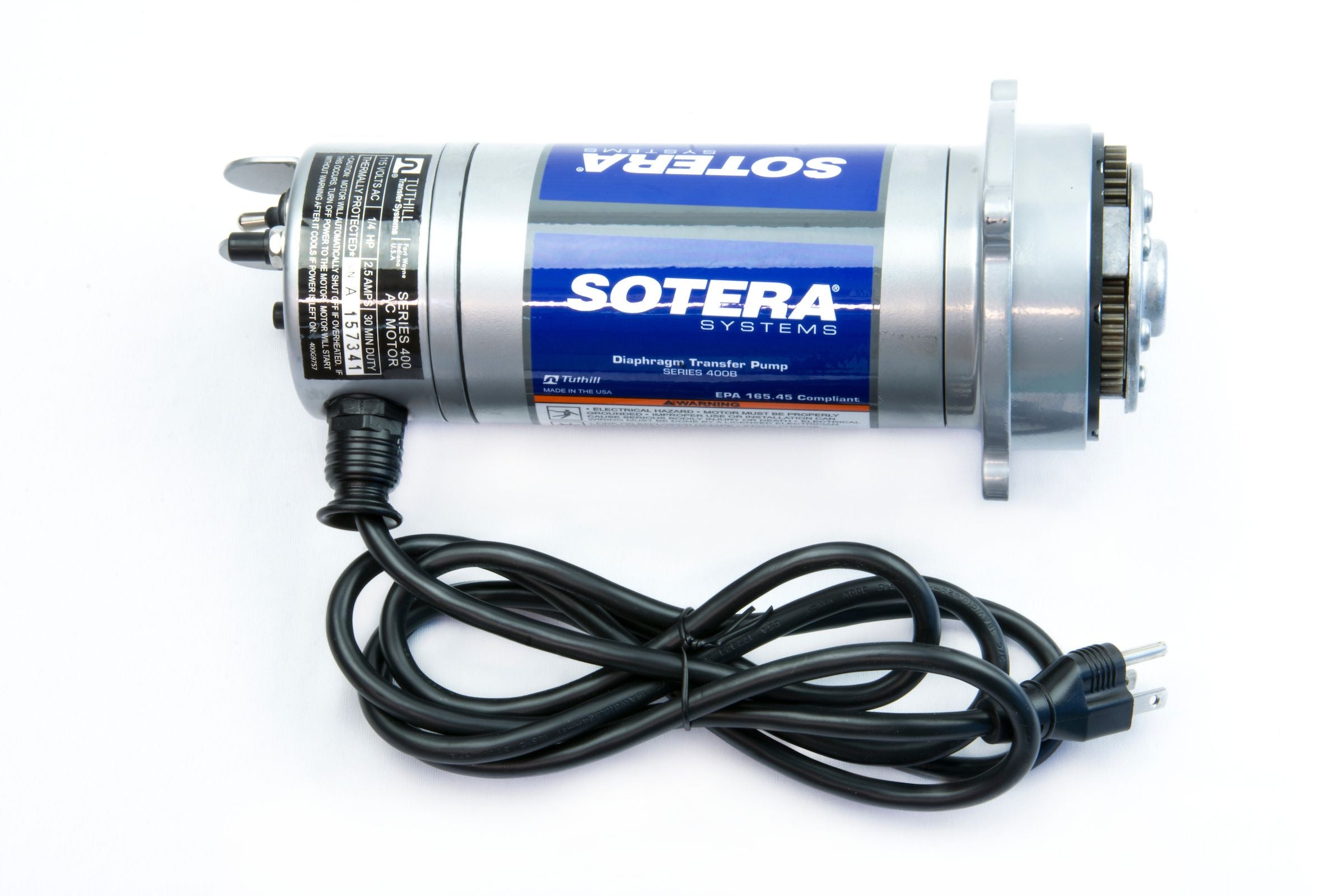 Sotera 400G9735 115V AC Motor for 400 Series Pumps(D0102HPDPX7.)
