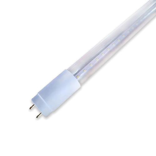 LED T8 Tube Light | 8ft | Type B | Double Ended Power | 42Watt | 5460Lumens | 6500K | Clear Lens | Pack of 4(D0102HPYEEY.)