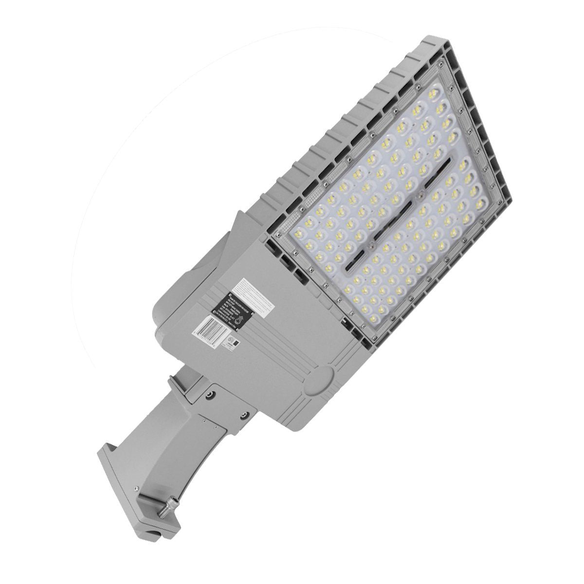 LED Area Light | 320 Watt | 42945 Lumens | 5000K | Straight Arm Mount | Grey Housing | UL & DLC Listed | 5 Years Warranty | Led 