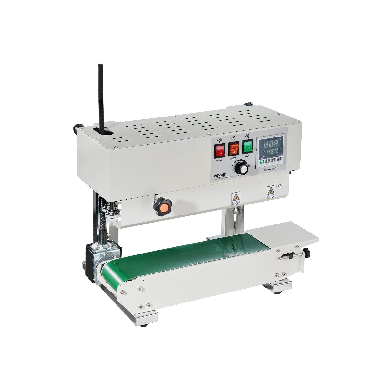 Vevor Continuous Bag Band Sealing Machine Vertical Band Sealer Carbon Steel
