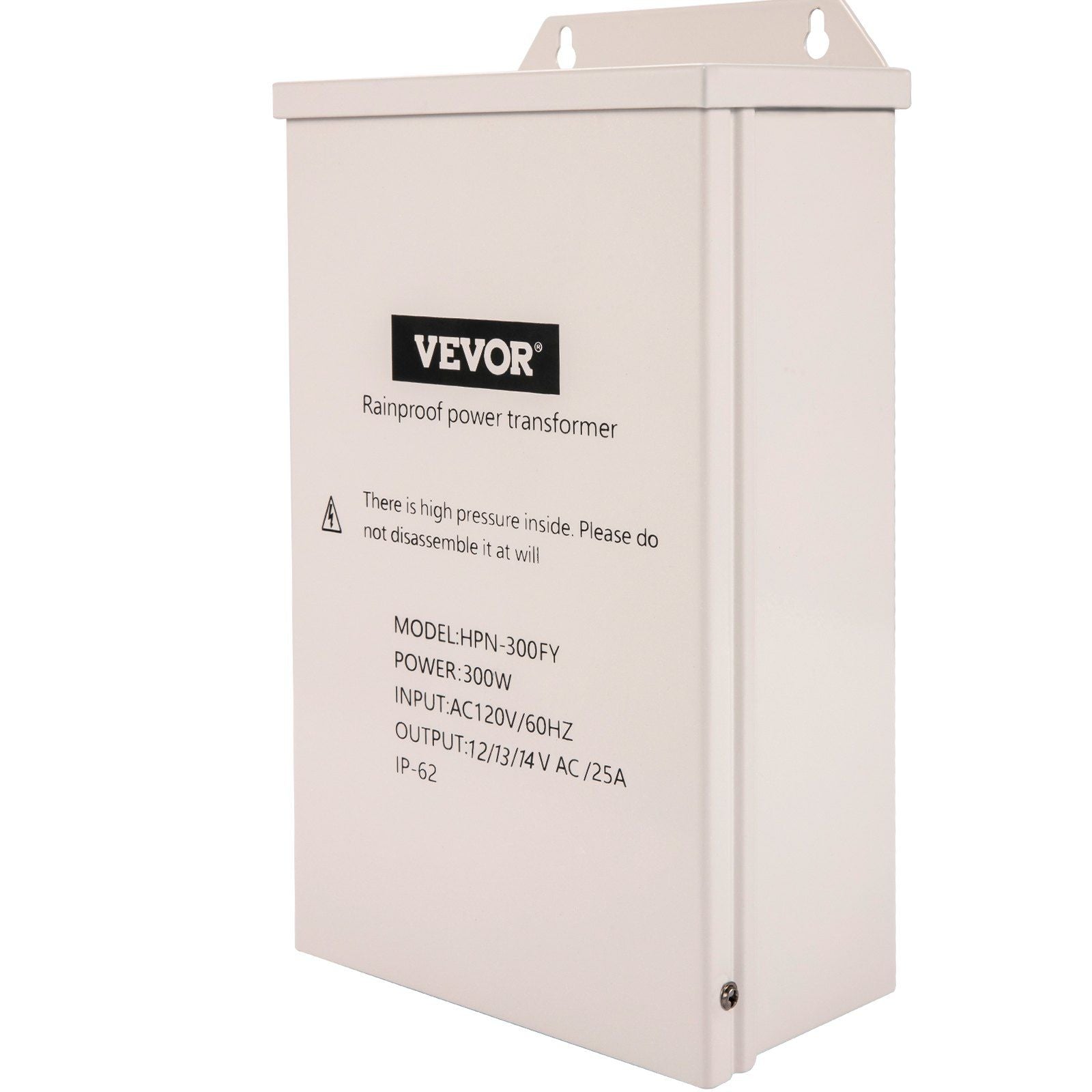 VEVOR Pool Light Transformer, 300 Watt Outdoor Landscape Lighting Transformer, Multi-Tap 12/13/14V AC Pool Light Transformer, Po