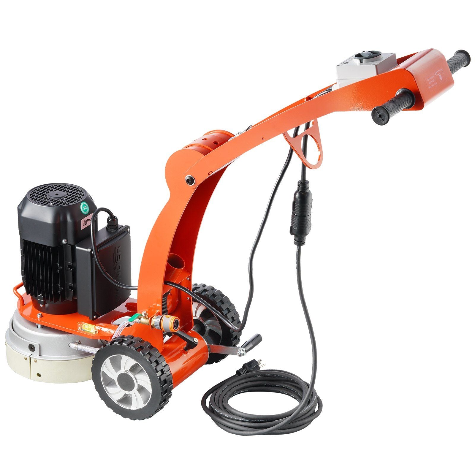 VEVOR Electric Concrete Floor Grinder 10 Walk-Behind Grinder 1.7HP Concrete Floor Polisher, 1300W Grinding Machine, 1720RPM Upgr