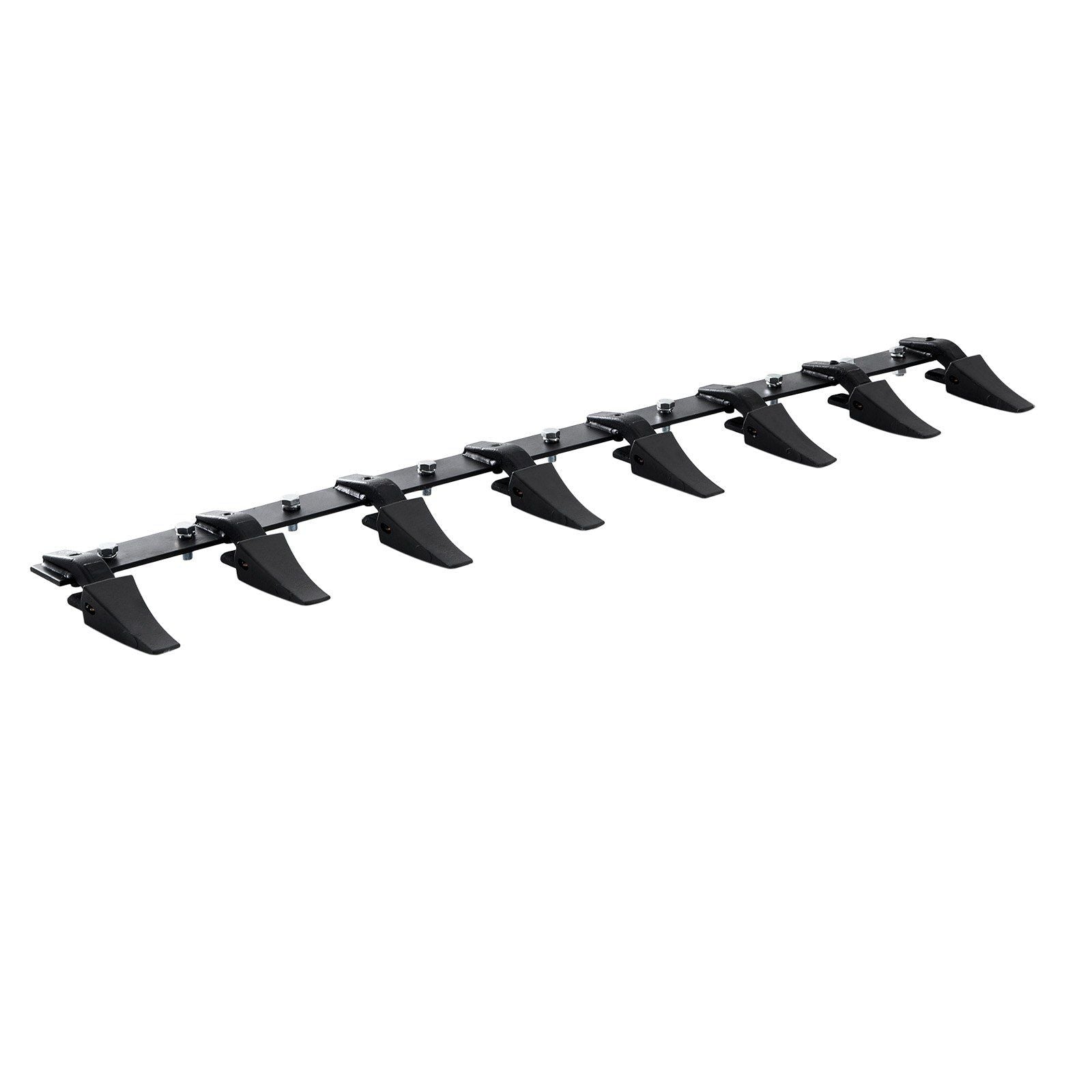 VEVOR Bucket Tooth Bar, 66, Heavy Duty Tractor Bucket 8 Teeth Bar for Loader Tractor Skidsteer, 4560 lbs Load-Bearing Capacity