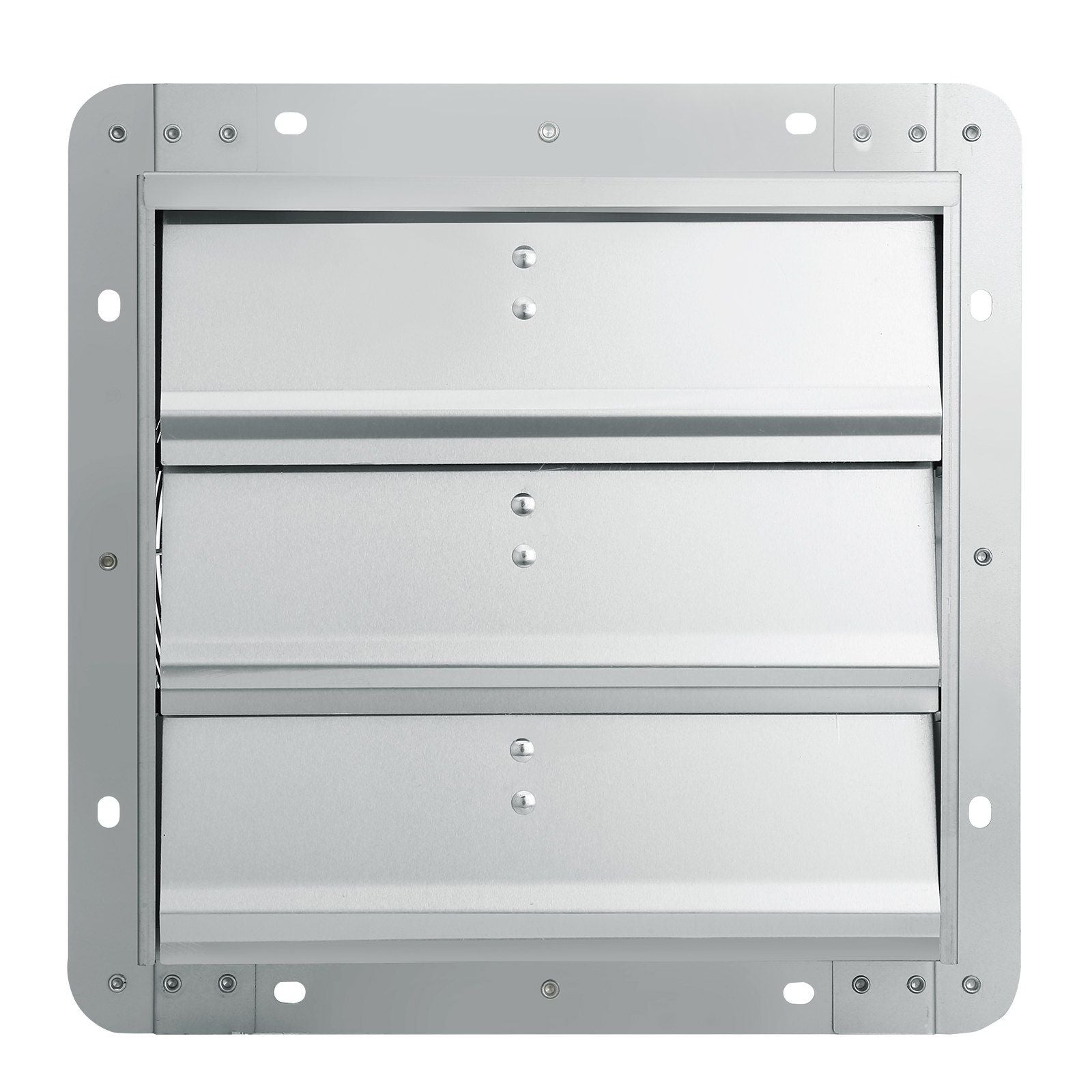 Vevor 10'' Shutter Exhaust Fan, High Speed 820 Cfm, Aluminum Wall Mount Attic Fan With Ac Motor, Ventilation And Cooling For Gre