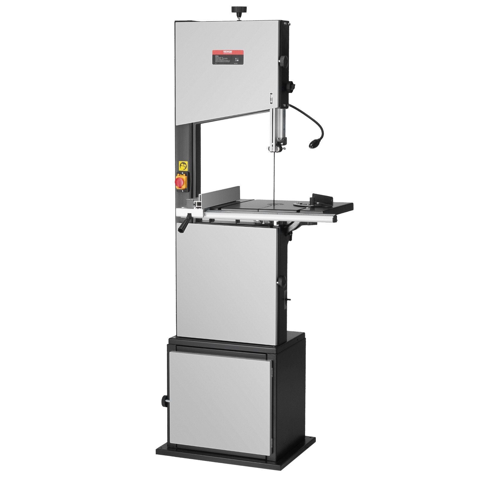 VEVOR Band Saw, 14-Inch, 480-960 RPM Continuously Viable Benchtop Bandsaw, 1100W 1-1/2HP Motor, with Optimized Work Light Workbe